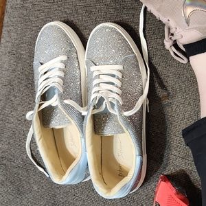 Betsey Johnson bling platform sneaker in size 11